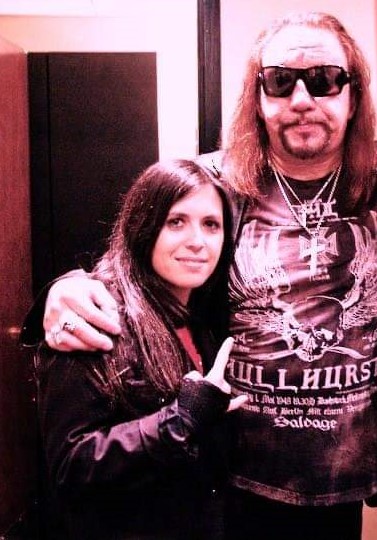Jill with Ace Frehley